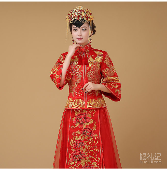 中式婚纱礼服图片_中式婚纱图片大全礼服